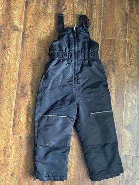 Swiss Tech Black Kids Snow Bib Overalls